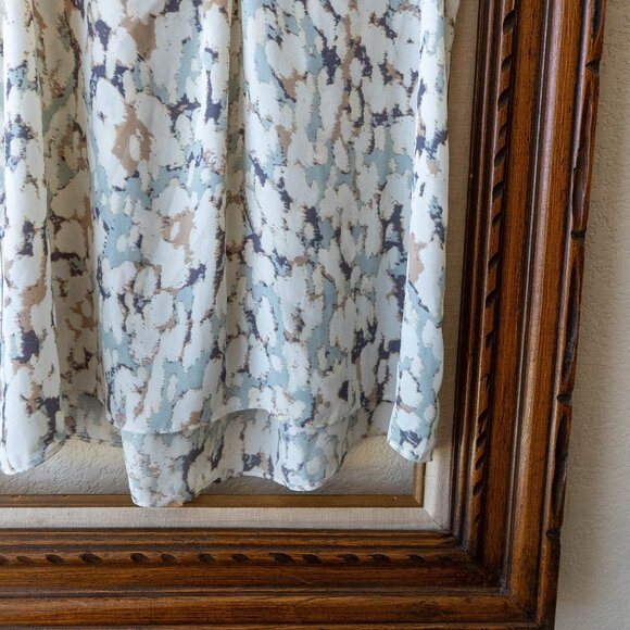 Rachel Zoe Sleeveless Blouse Size Medium Abstract Print Flowy Top - Picture 4 of 7